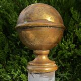 Banc anglais bois de chêne 3 places XIX