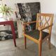 Art deco oak armchair 1940/1950