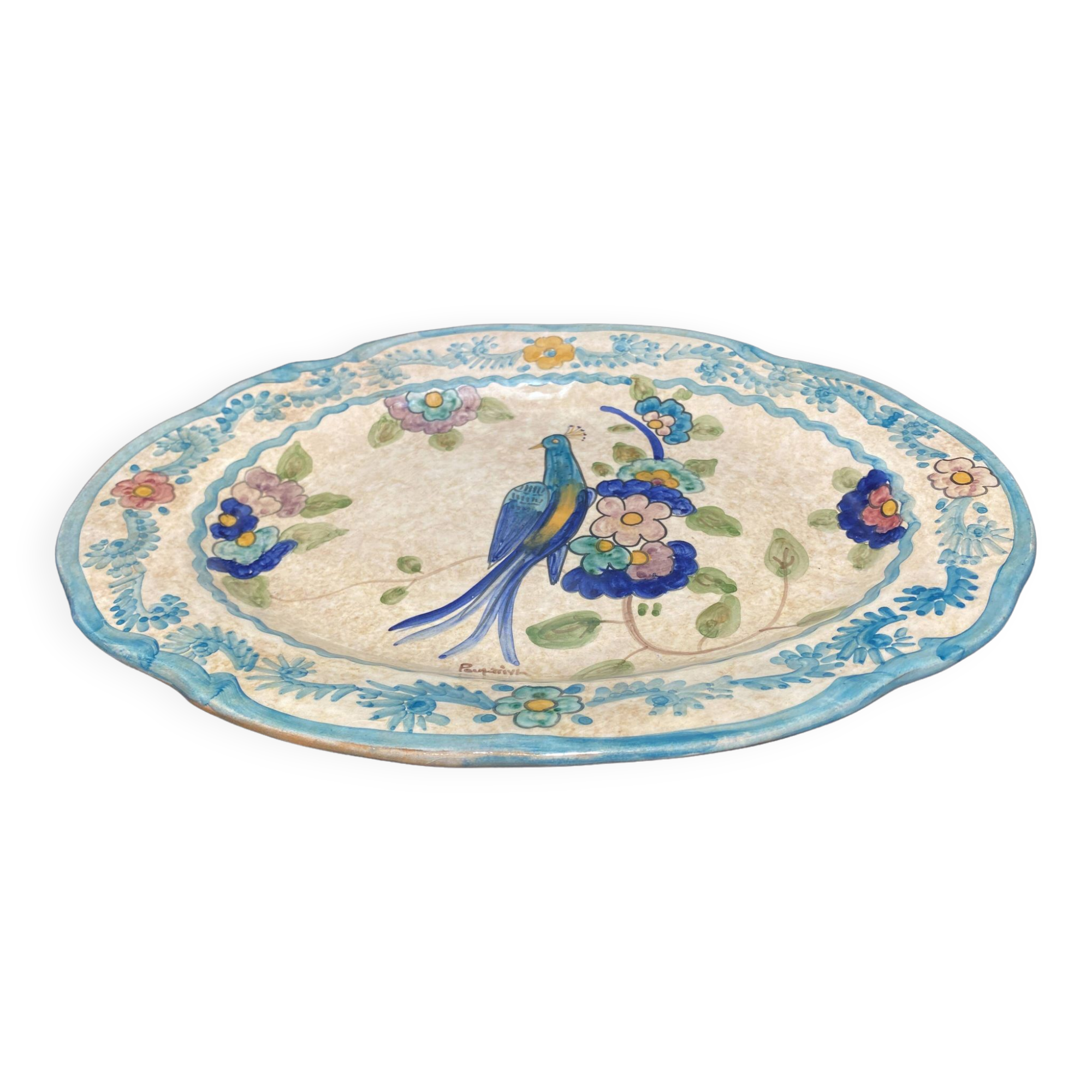 Decorative ceramic dish