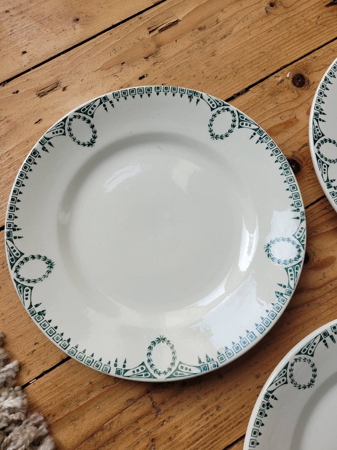 Set of 7 dessert plates n°418 Ceranord
