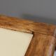 Vintage plant stand side table wood & ceramic 1950s
