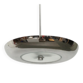 Mid-century Art Deco glass pendant light