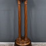 Swivelling stool in walnut, neo-Gothic style – 1900