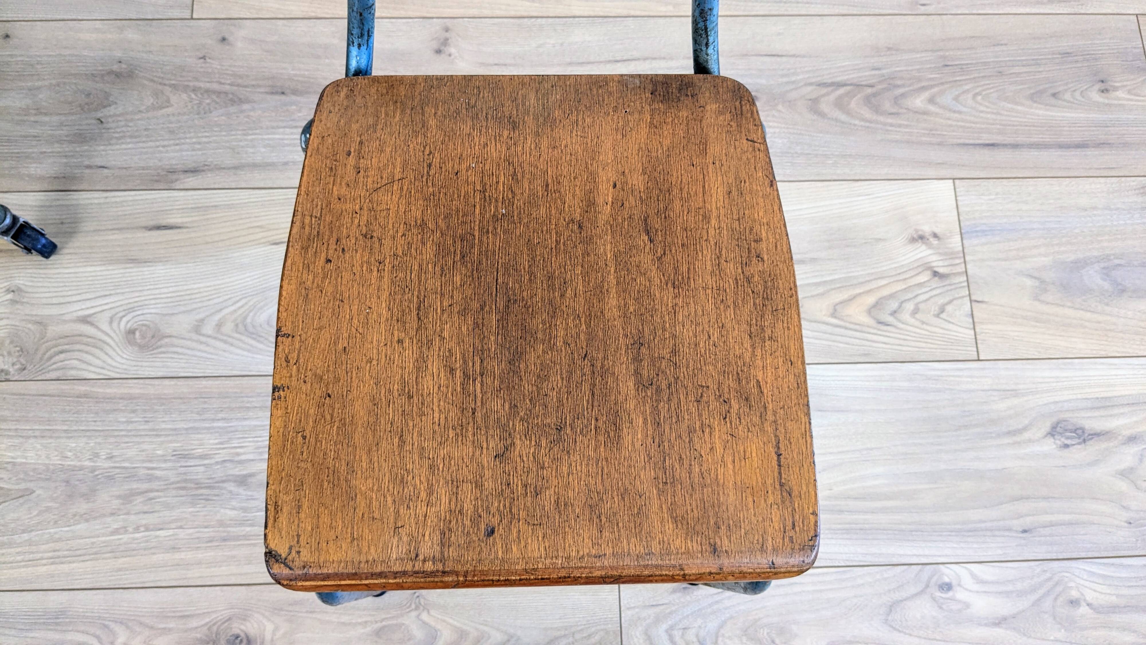 Vintage industrial children's chair
