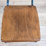 Vintage industrial children's chair