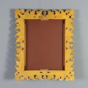 Eclectic antique mirror in carved and gilded wood, Italy, 20th century