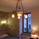 Art Deco Lustre Noverdy France in beaten iron
