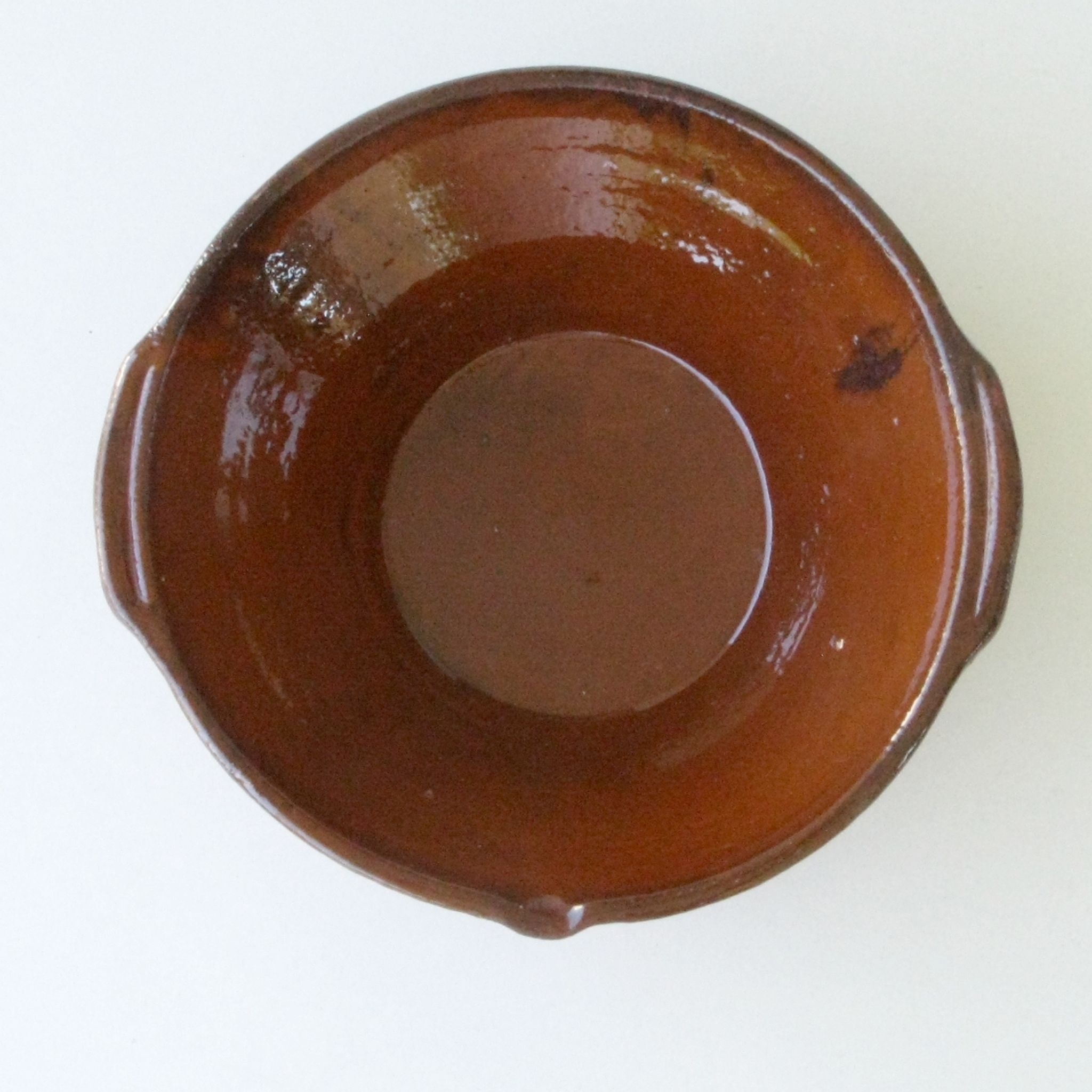 Jatte in glazed terracotta