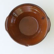 Jatte in glazed terracotta
