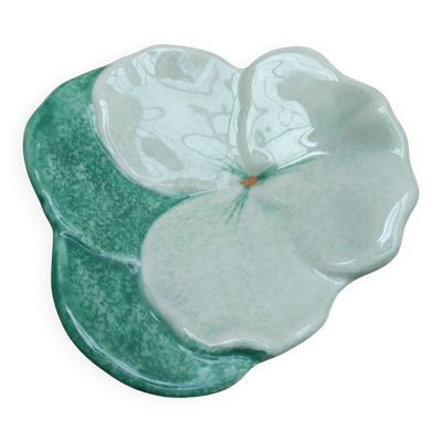 Assiette fleur, Ernestine Salerno