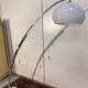 According to Goffredo Reggiani: Vintage 1970 telescopic arc floor lamp.