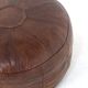 Pouf en cuir Woerdenbach - vintage