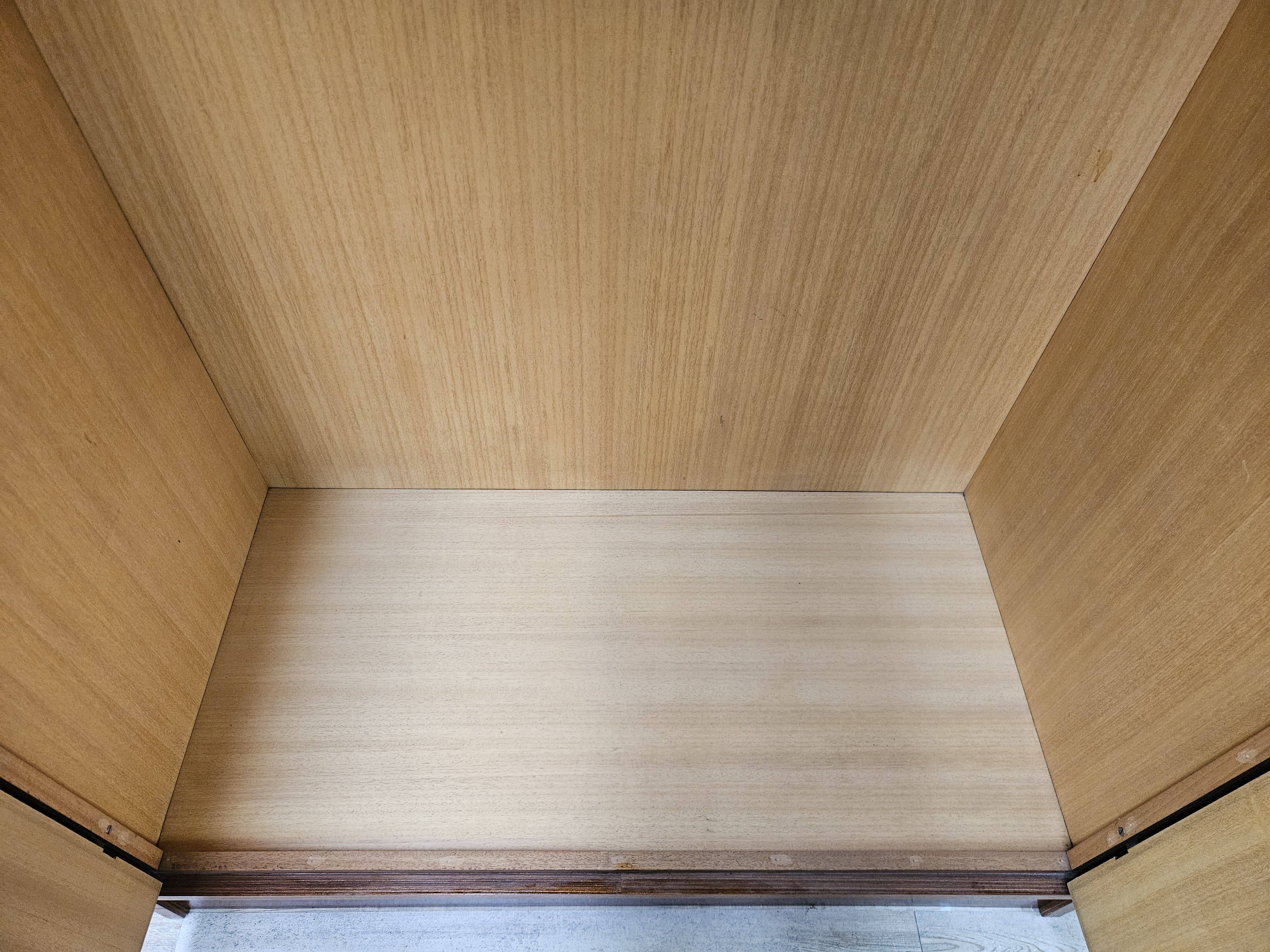 Vintage 1960s two-door wardrobe