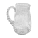 Hand-carved glass jug. France, 1950s.