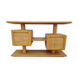 Vintage wooden furniture console from the 70s