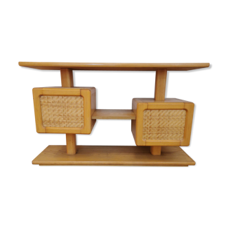 Vintage wooden furniture console from the 70s