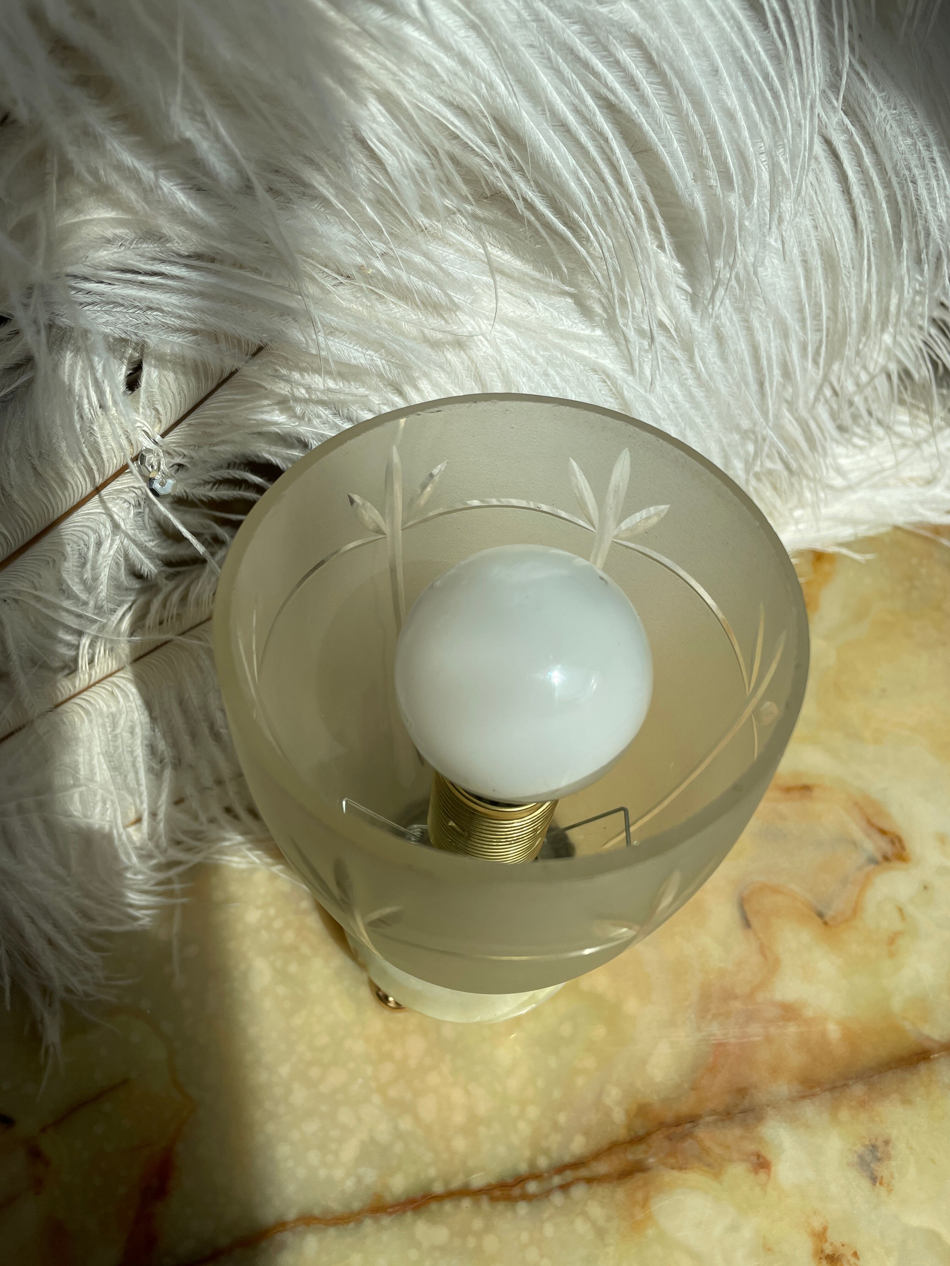 Upcycling table lamp inspired vintage