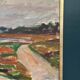 Original Swedish Oil on Canvas – “Coastal Landscape” by Gunnar Stenqvist