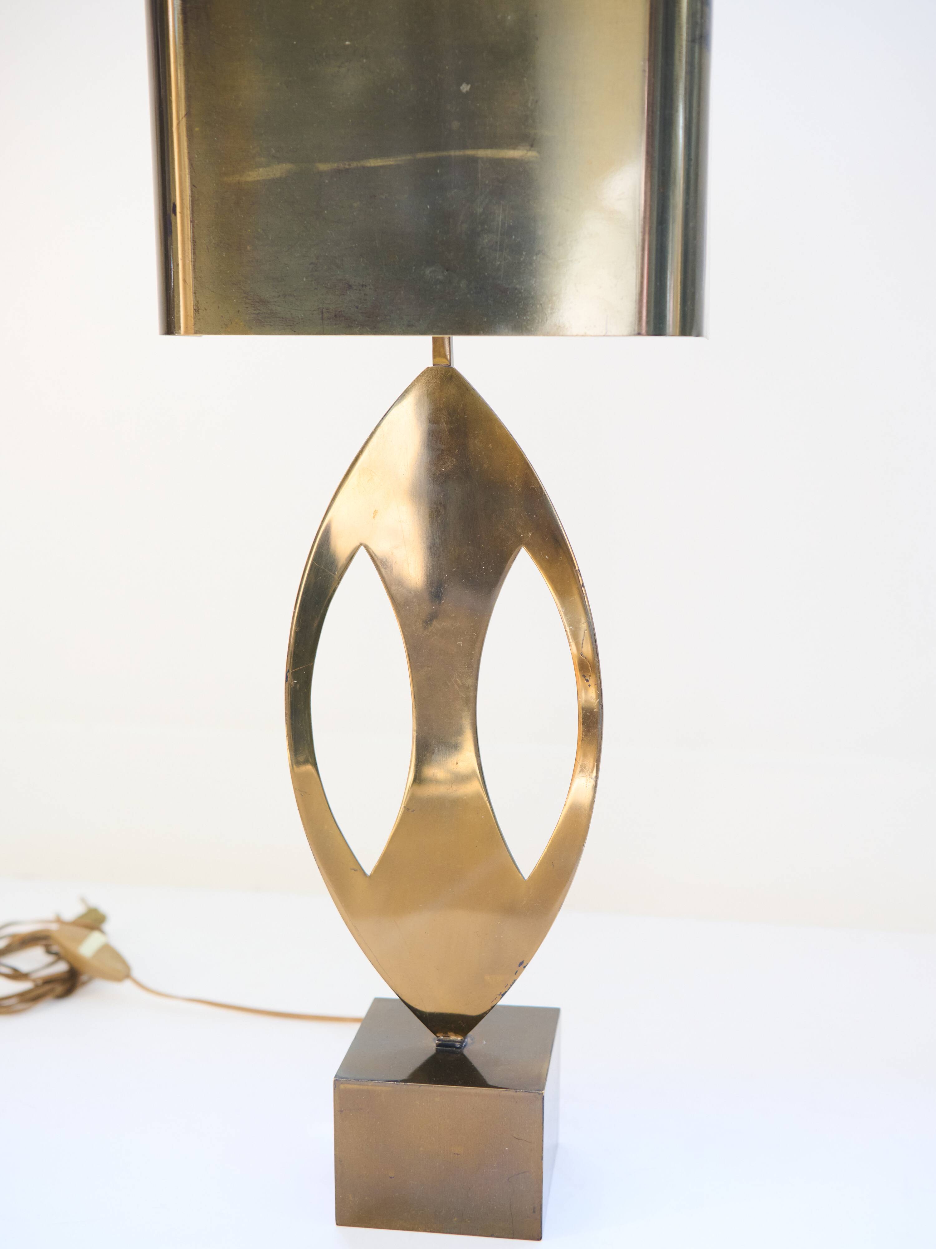 Bronze lamp by Maison Charles