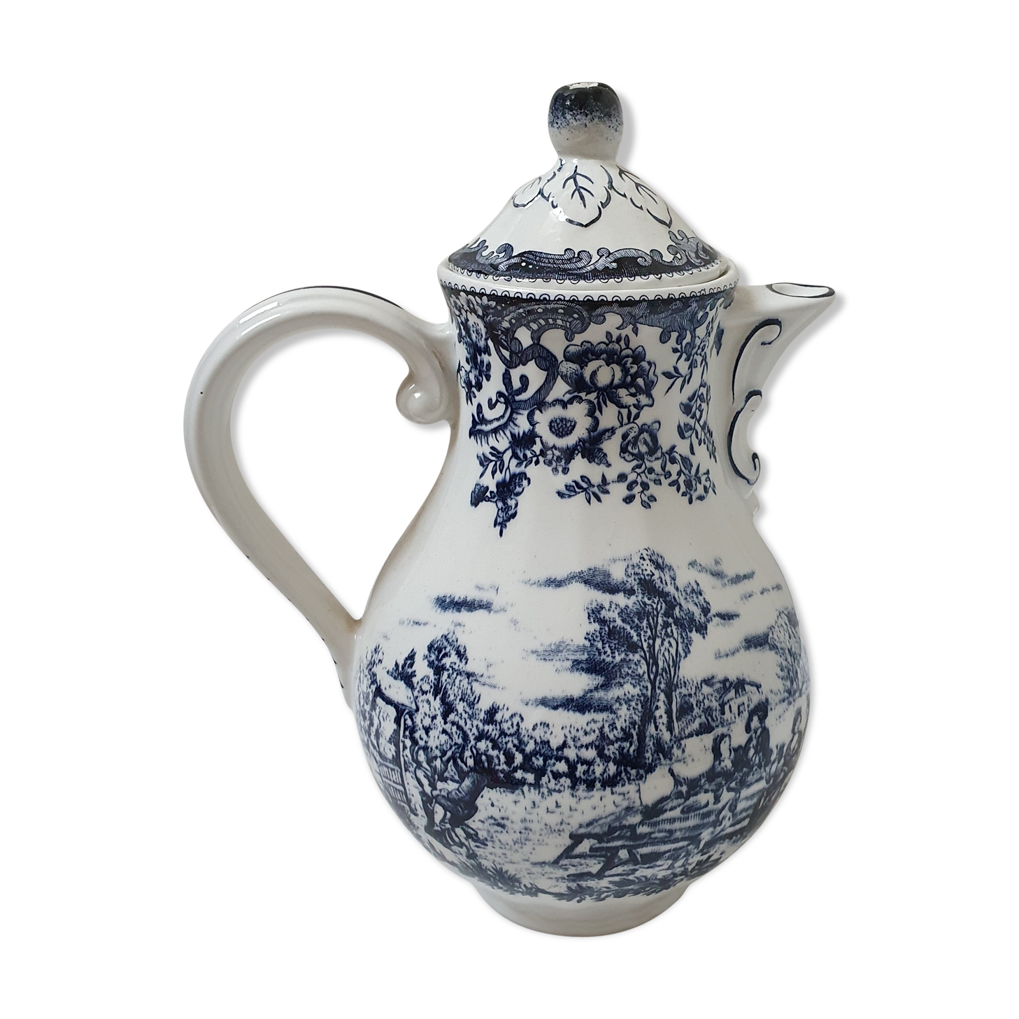 Cafetière Impression Toile de Jouy
