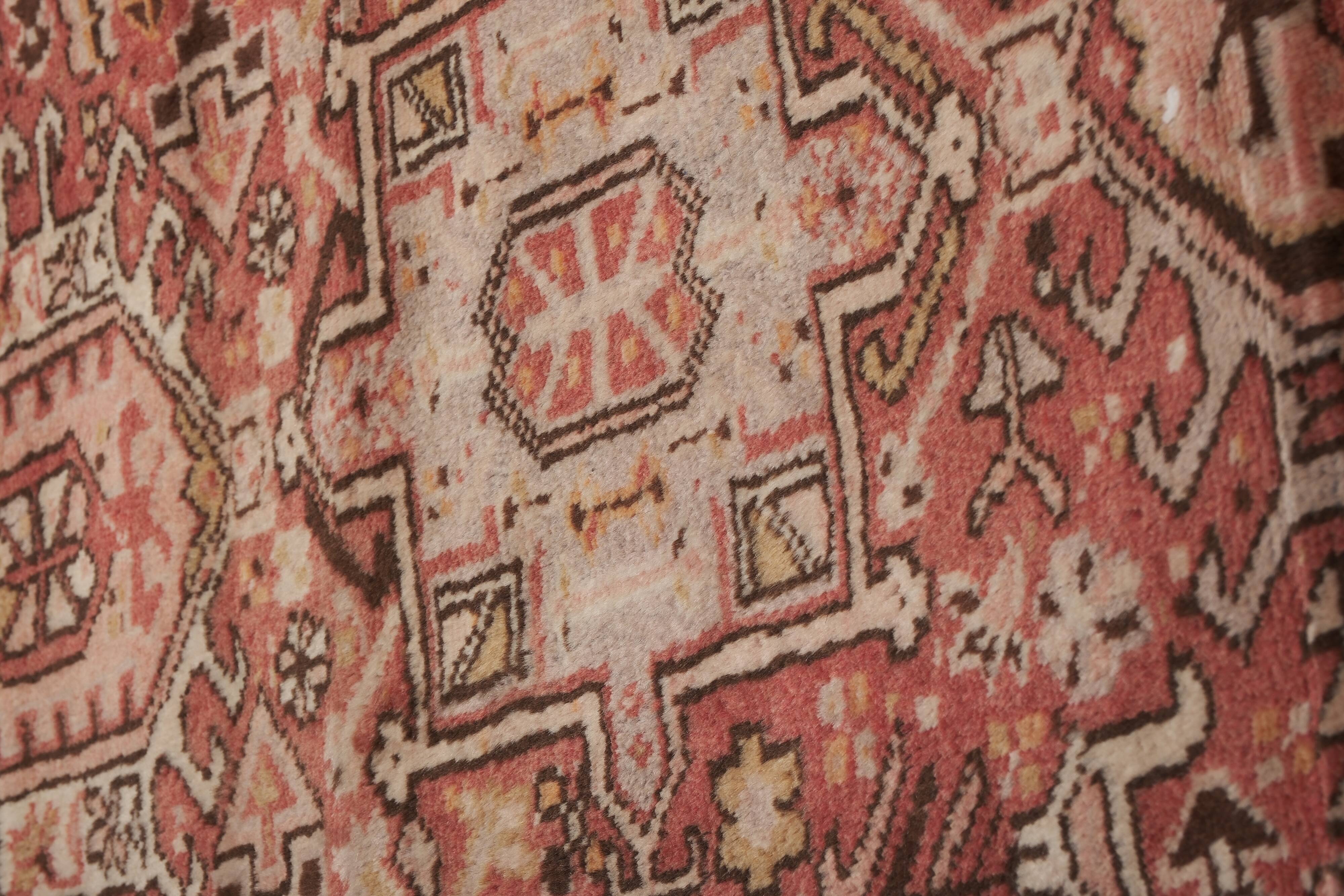 Vintage Turkish Oushak Rug Handwoven 84x388 cm