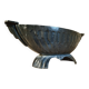 French Art Deco cast iron enamel planter – 1920s–1930s