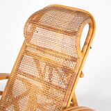 Rattan lounge chair