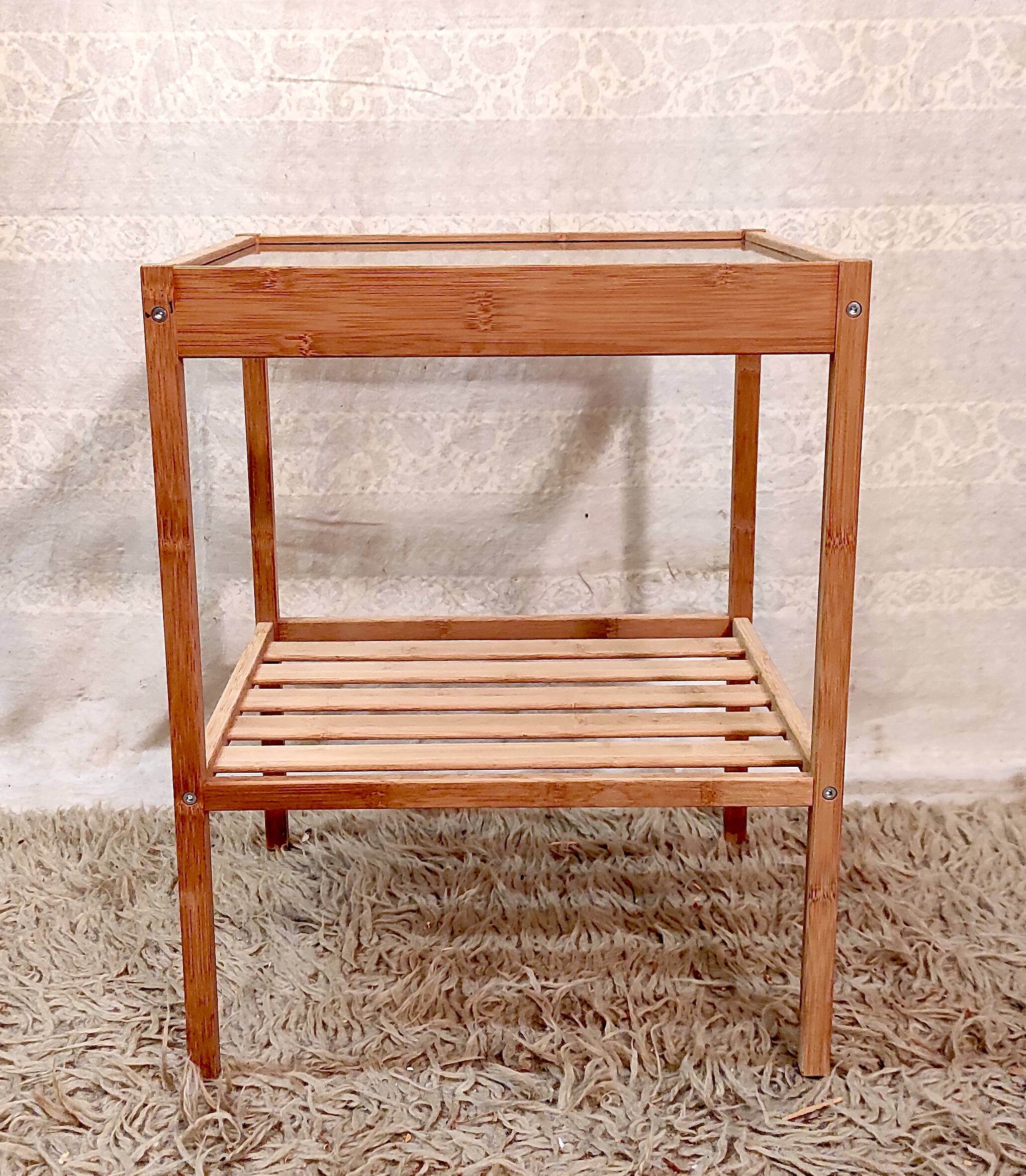 Bamboo side tables or bedside tables by IKEA "Nesna" - 1980s/90s