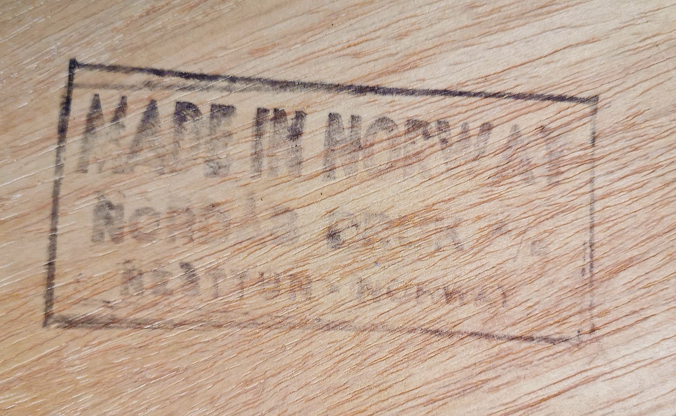 Scandinavian teak table 60/70