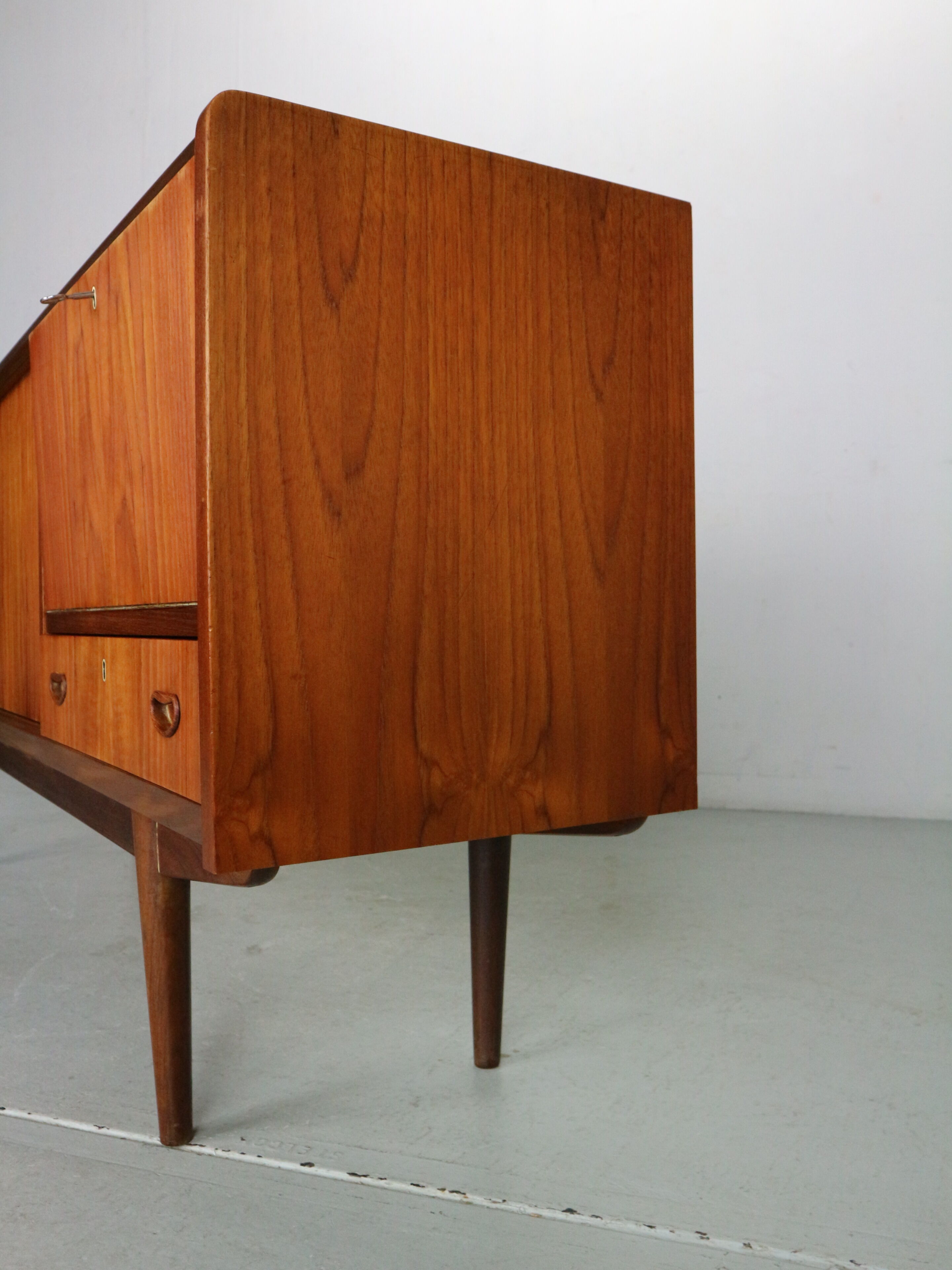 Scandinavian modern teak sideboard 1960's Denmark