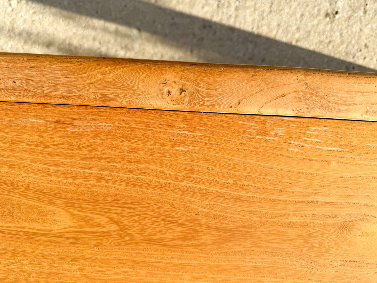 Solid elm coffee table