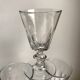 set of 6 glasses with crystal stems early twentieth