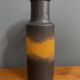vase marron et orange Allemagne de l'Ouest Scheurich modèle 401-28 années 1970