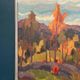 Original Swedish Oil on Canvas – “Orust” by Gösta Arontzon – Signed – Dated 1971 – Vintage & Framed – 58 × 49 cm