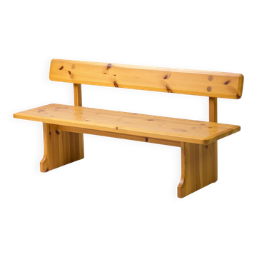 Banc en pin Carl Malmsten - Artisanat nordique, Suède, 1960