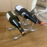 Vintage aluminum bottle holder