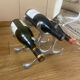 Vintage aluminum bottle holder