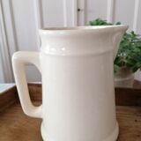 Digoin Sarreguemines earthenware pitcher