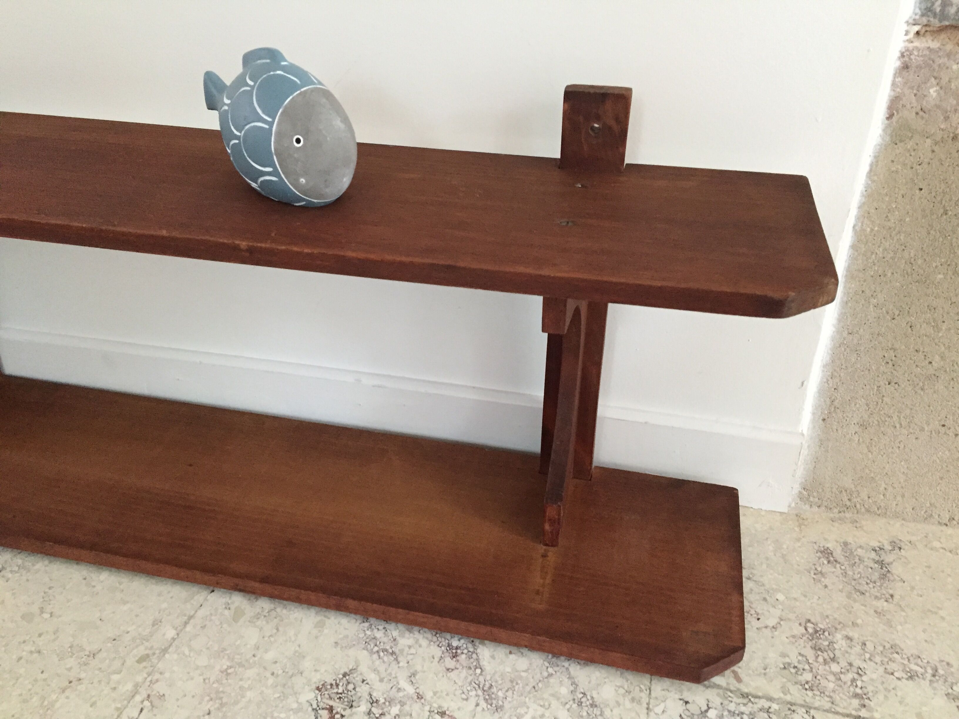 Vintage double shelf