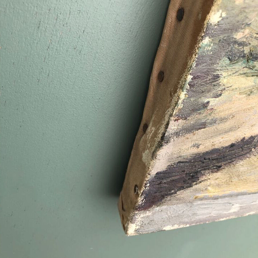 Tableau huile sur toile "La Campagne"