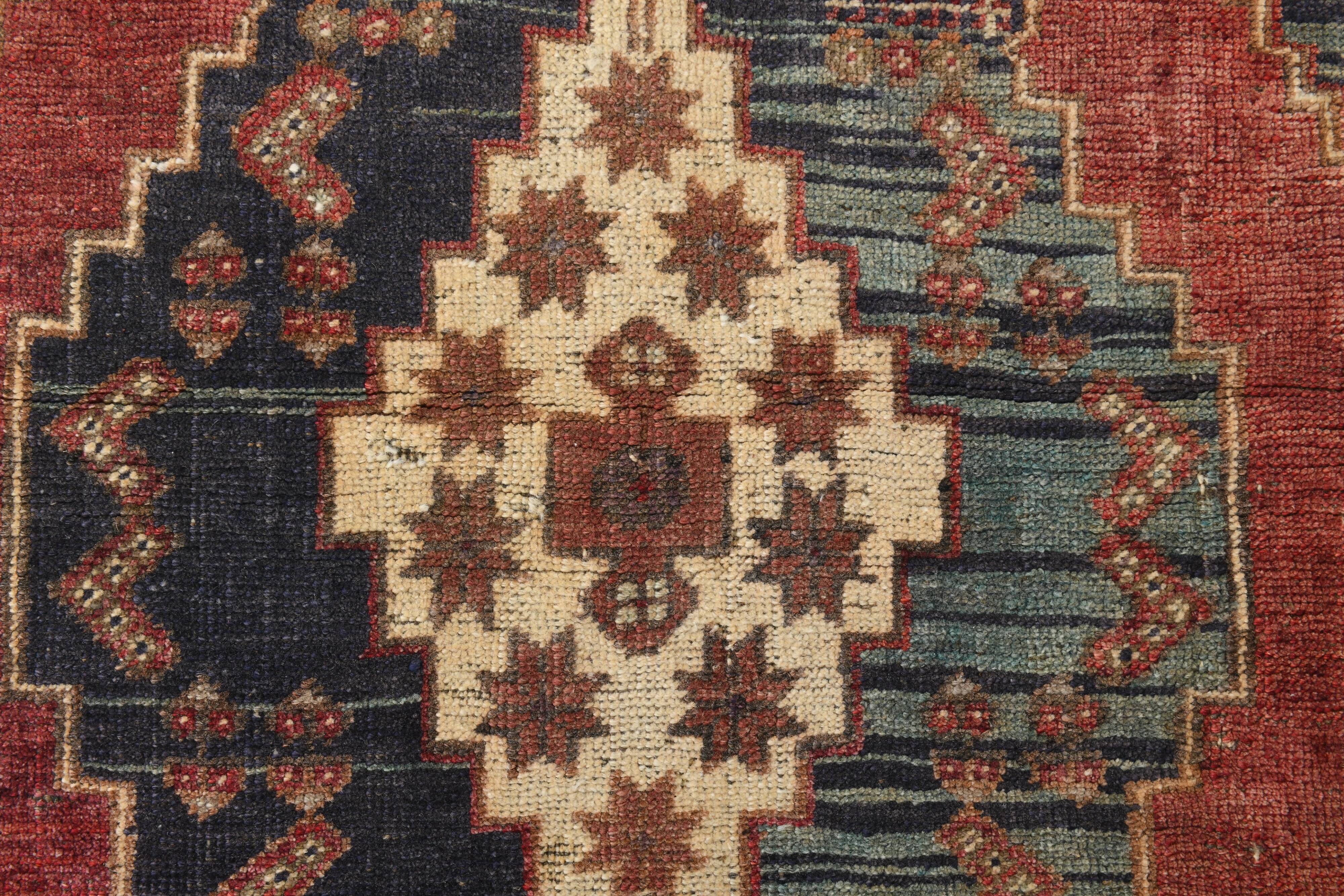 2x7 Small Size Vintage Runner Rug, 69x220Cm