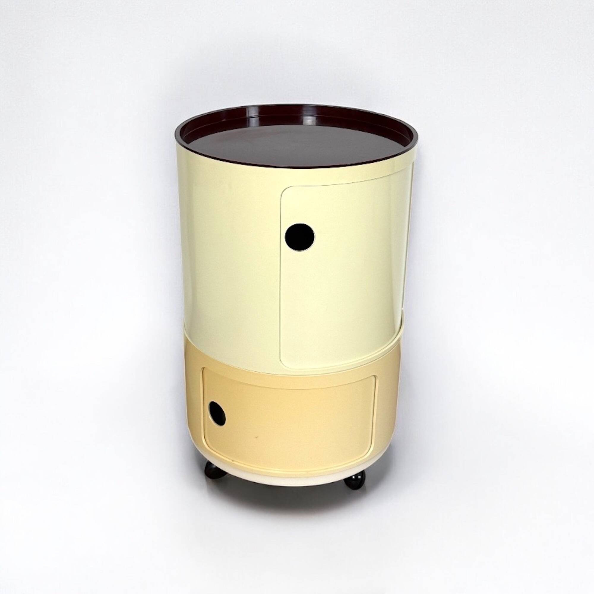 Kartell Componibili Vintage Duo, Round Base, 1960s