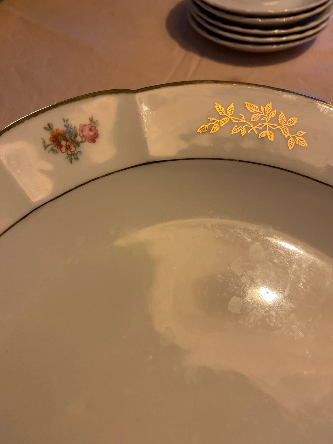Plat creux ancien Limoges
