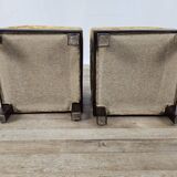 Paire de poufs Art Déco années 1930