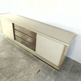 Vintage brass and lacquered sideboard, 1970