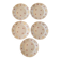 5 dessert plates in Polish porcelain