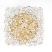 Globe Glass Wall Light in Amber by Helena Tynell, Limburg, Germany