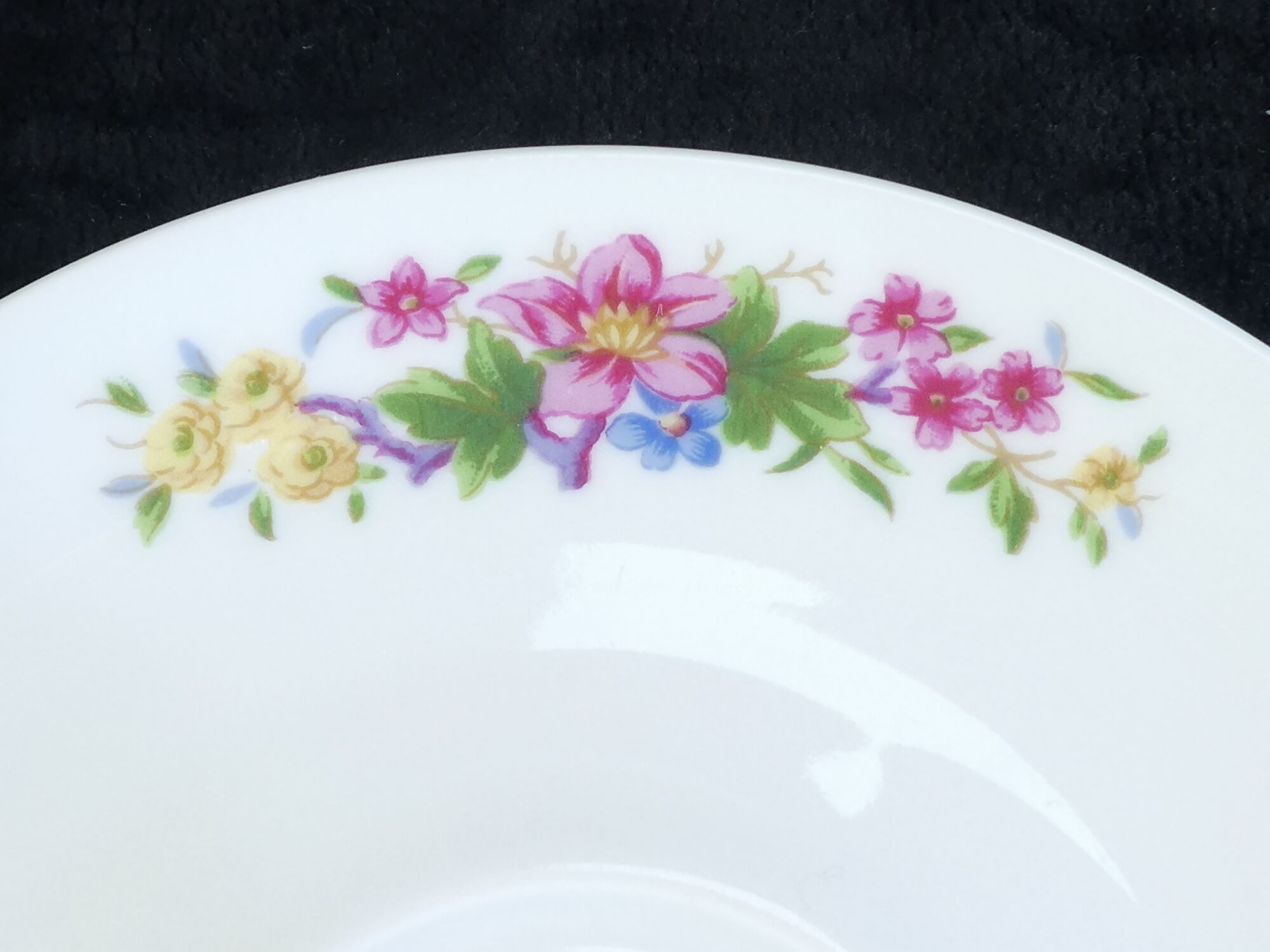 Pair of dejeuner cup and porcelain cup ch. field haviland limoges