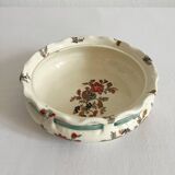 Polychrome ironstone sponge holder bowl Sarreguemines
