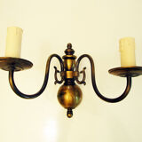 Brass wall lamps